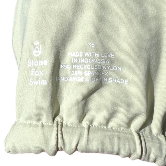 🌻NEW w.tags REVOLVE Stone Fox Swim Aloe Wash Rico Halter Top Size XS & Medium - Picture 6 of 10